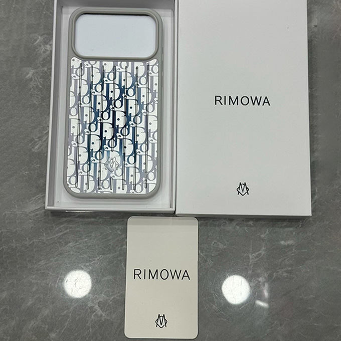 rimowa dior collaboration vertical grooved iphone case